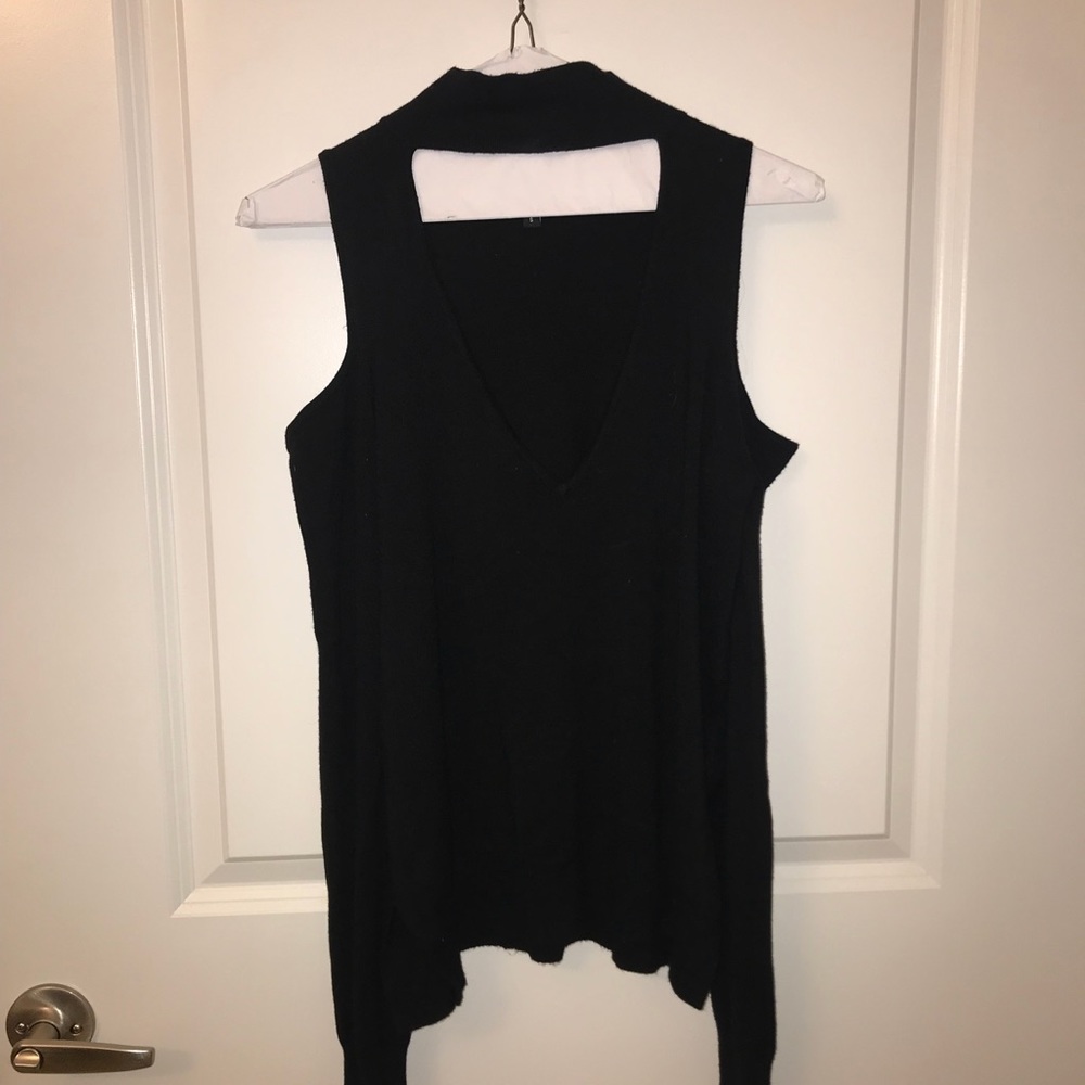 Central Park west black sweater